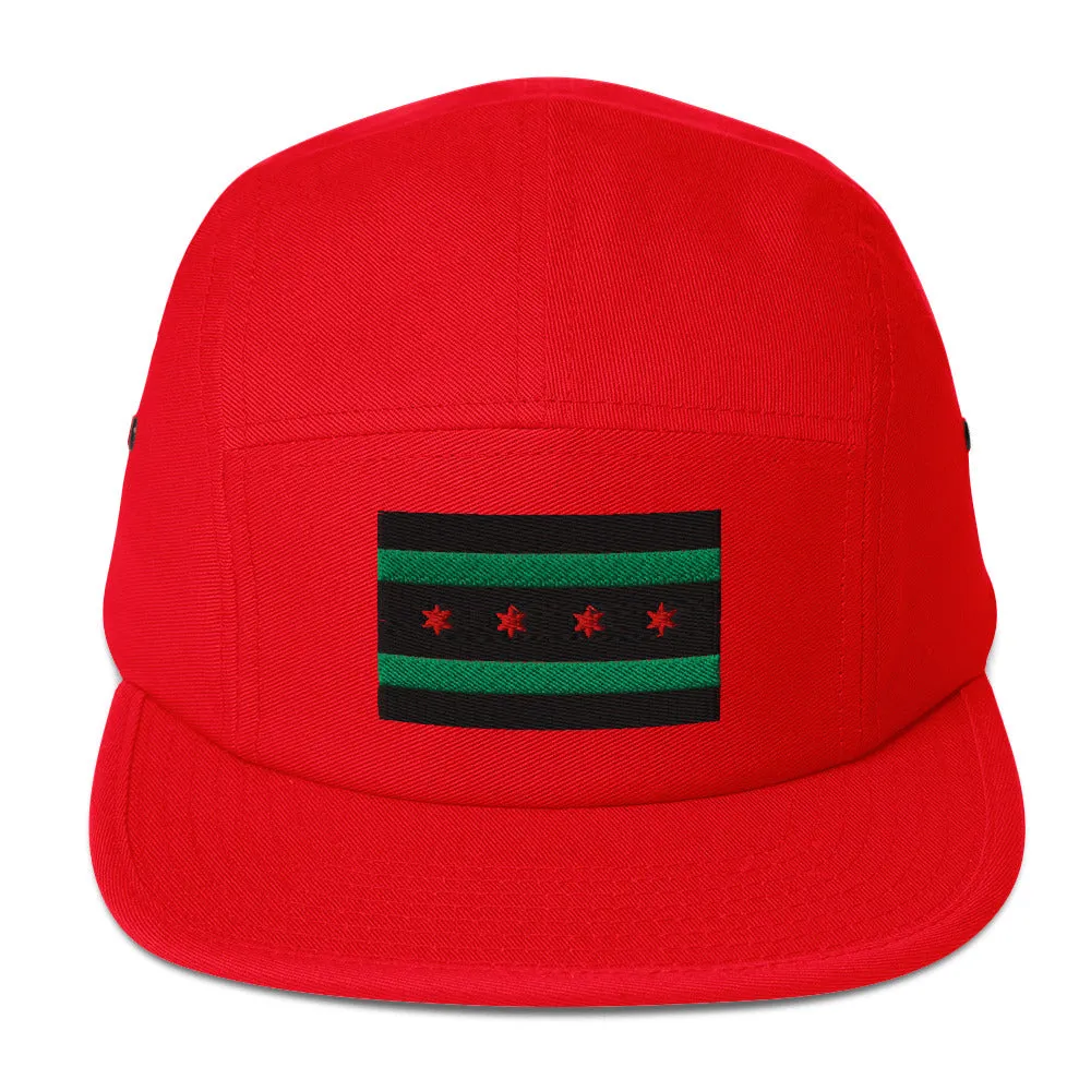 City of Chicago Pan African-Black Nationalism Five Panel Cap