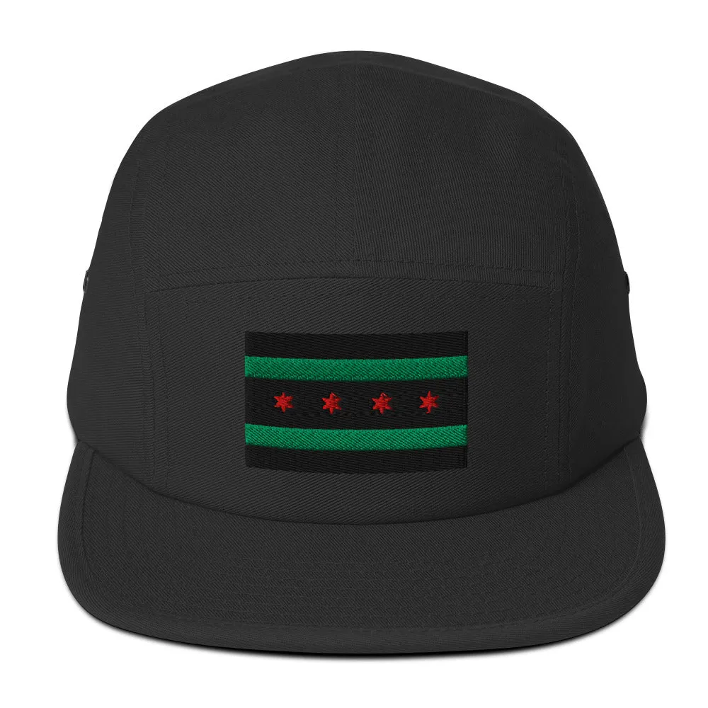 City of Chicago Pan African-Black Nationalism Five Panel Cap