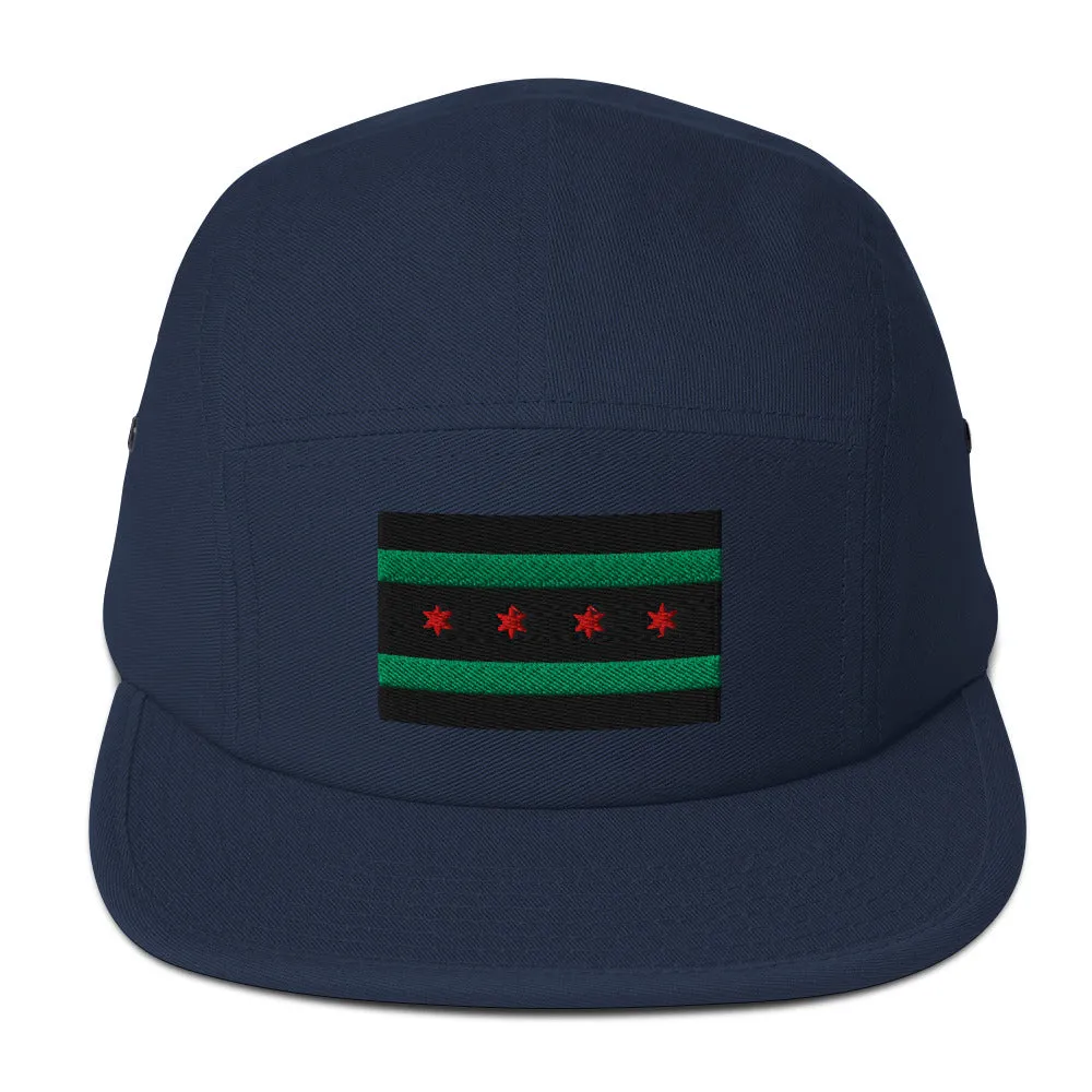 City of Chicago Pan African-Black Nationalism Five Panel Cap