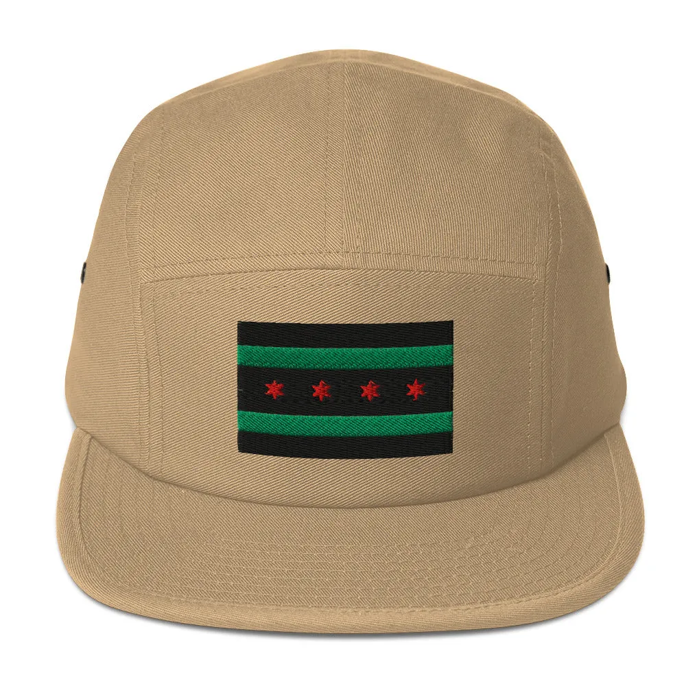 City of Chicago Pan African-Black Nationalism Five Panel Cap