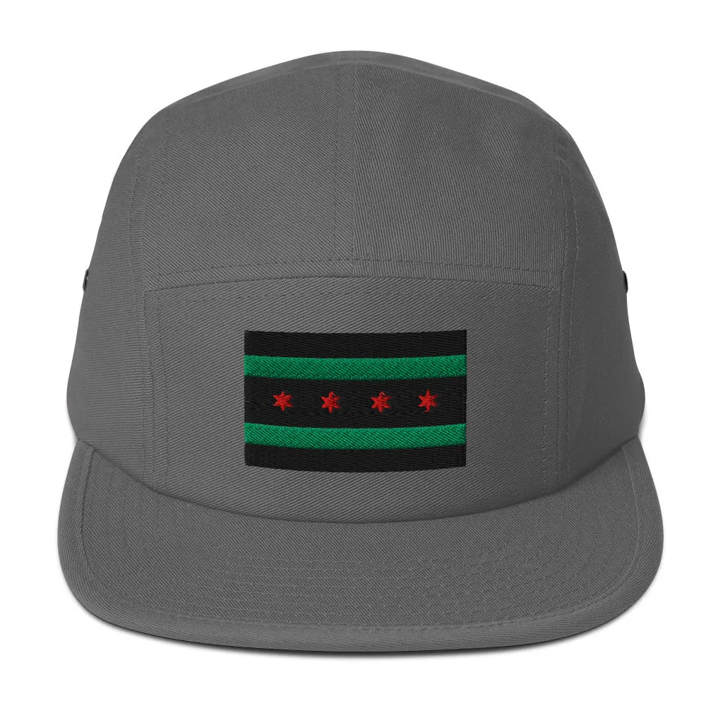 City of Chicago Pan African-Black Nationalism Five Panel Cap