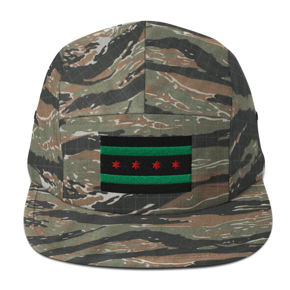 City of Chicago Pan African-Black Nationalism Five Panel Cap