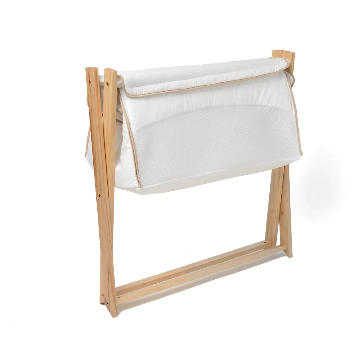 Clair De Lune Folding Crib - Cream