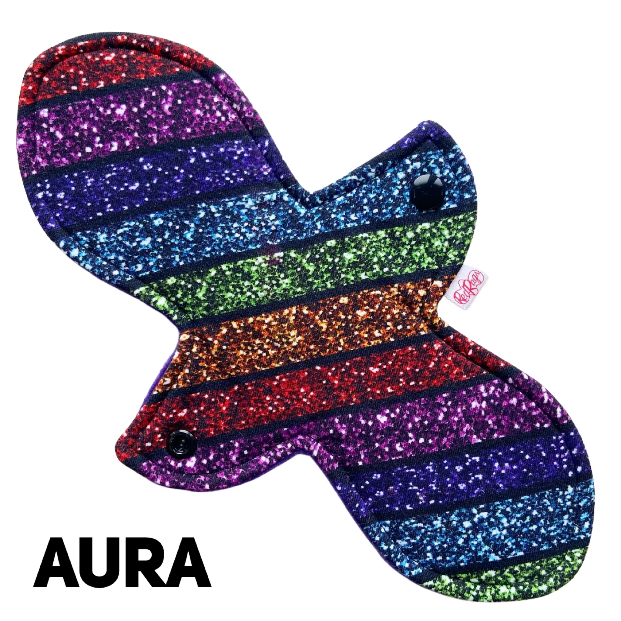 Cloth Pad - Deep Rainbow Bamboo Velour