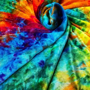 Cloth Pad - Deep Rainbow Bamboo Velour