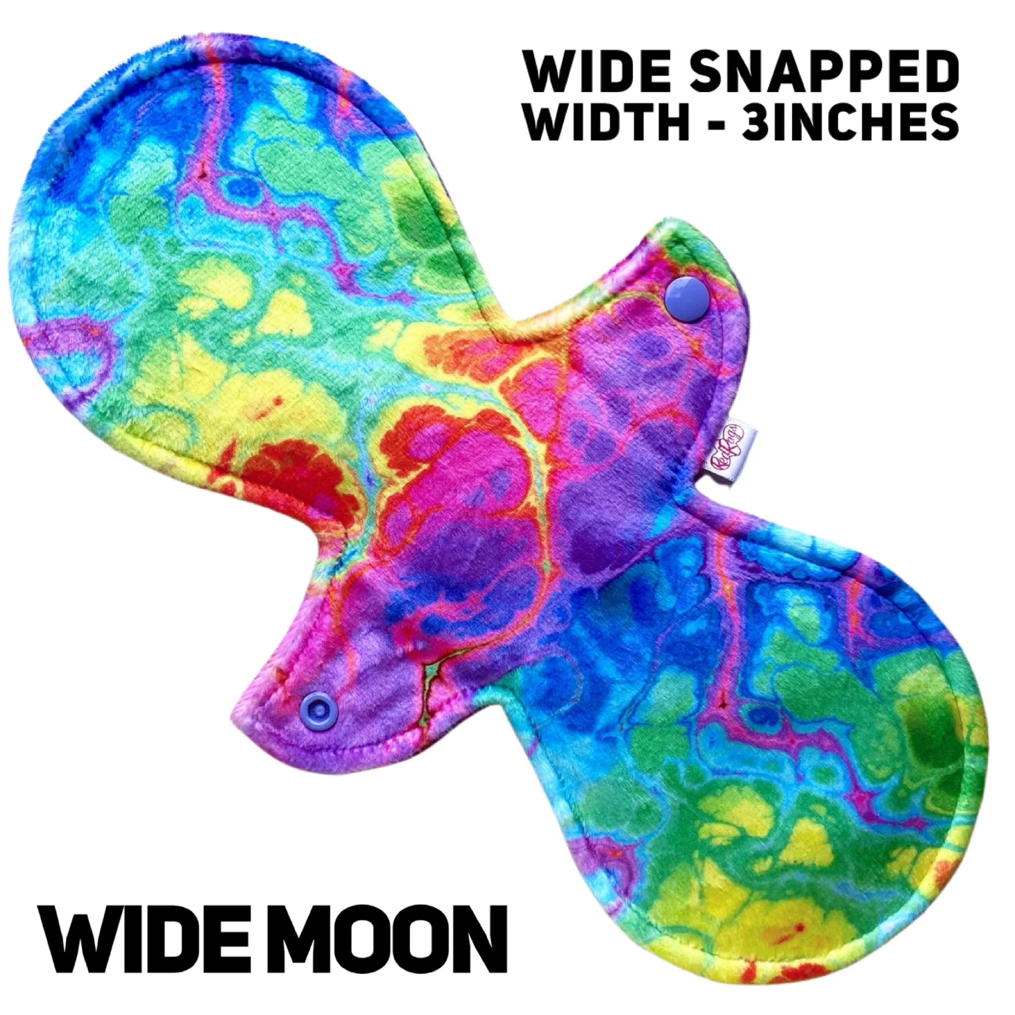 Cloth Pad - Deep Rainbow Bamboo Velour