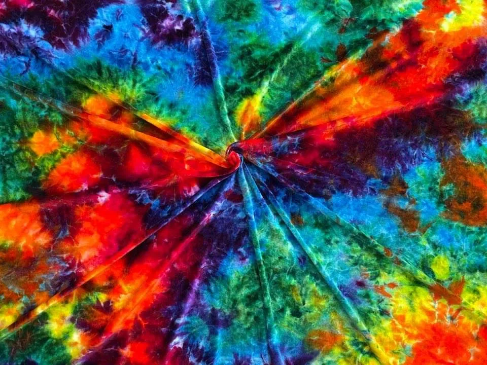 Cloth Pad - Deep Rainbow Bamboo Velour