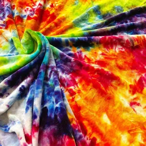 Cloth Pad - Neon Rainbow Bamboo Velour