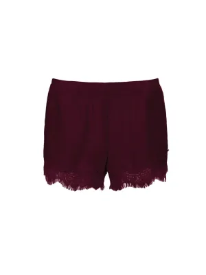Coco Lace Short Bordeaux