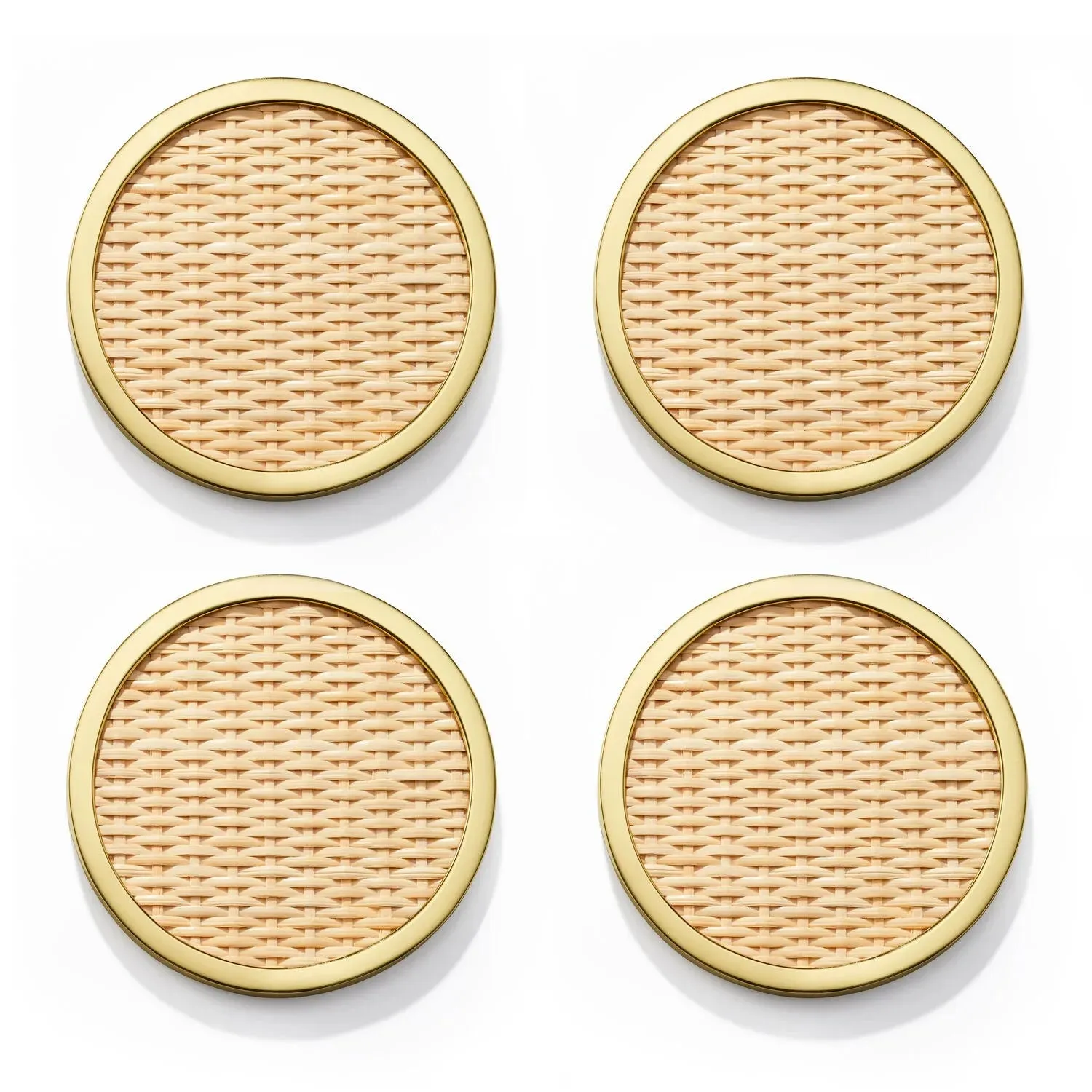 Colette Cane Coaster Set of 4