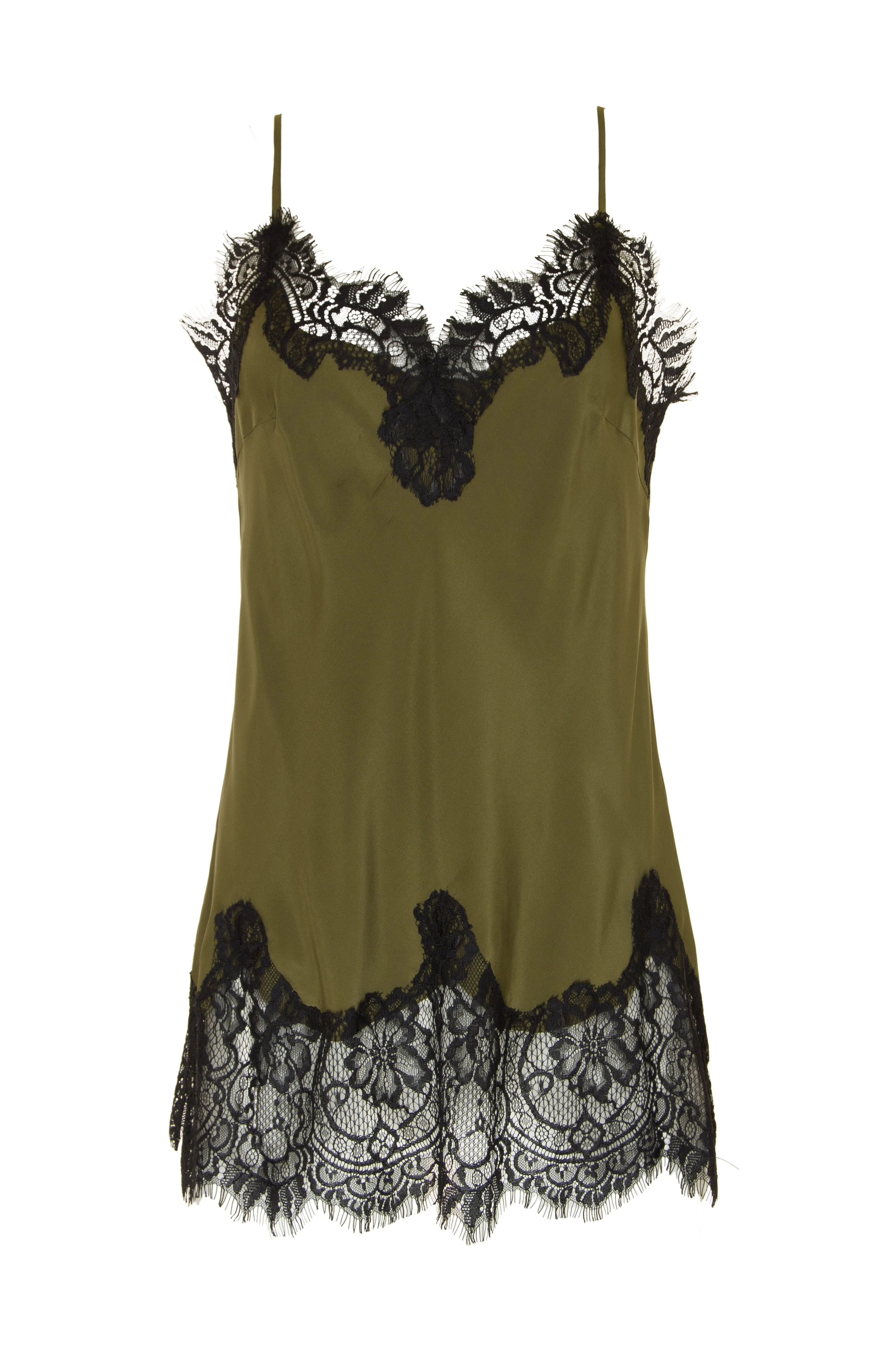 Contrast Coco Lace Silk Cami