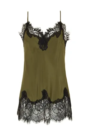 Contrast Coco Lace Silk Cami