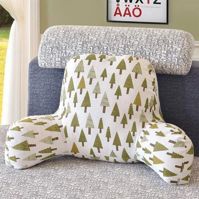 Cotton Linen Backrest Cushion For Sofa