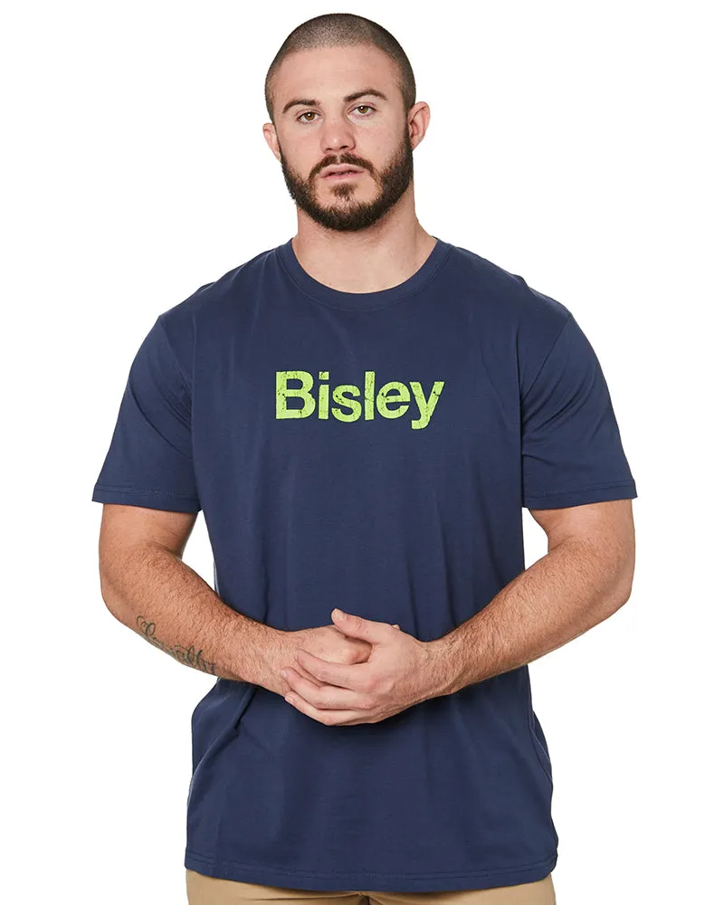 Cotton Logo Tee - Navy