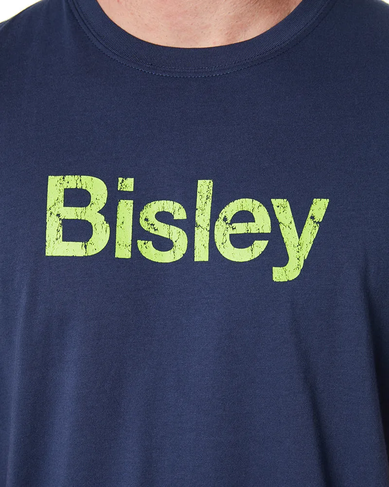 Cotton Logo Tee - Navy