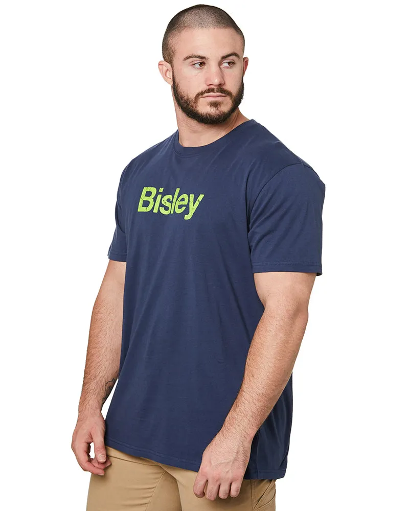 Cotton Logo Tee - Navy