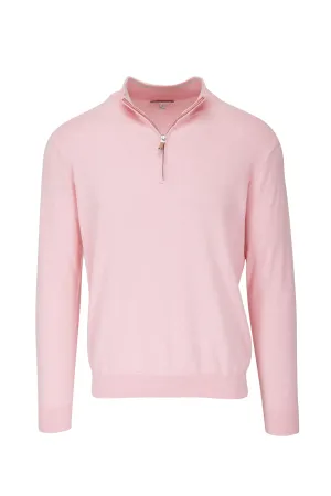 Crest Quarter Zip in Palmer Pink