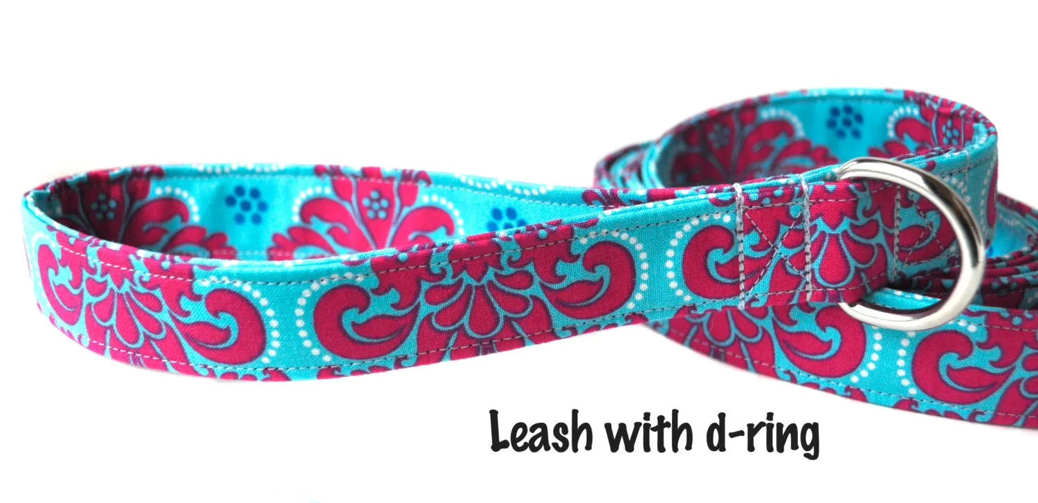 Custom Leash to Match Your Collar - Your Choice of Fabric and Size
