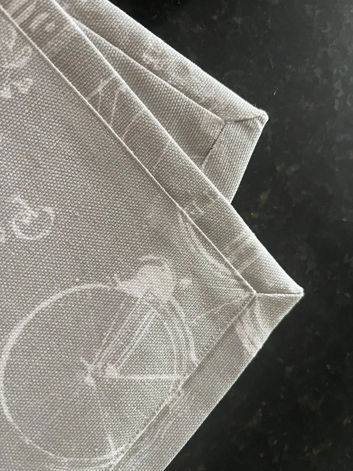 Custom Monogrammed Embroidered Placemat - Premium American Cotton - Holiday Easter Passover in pretty Paris Print