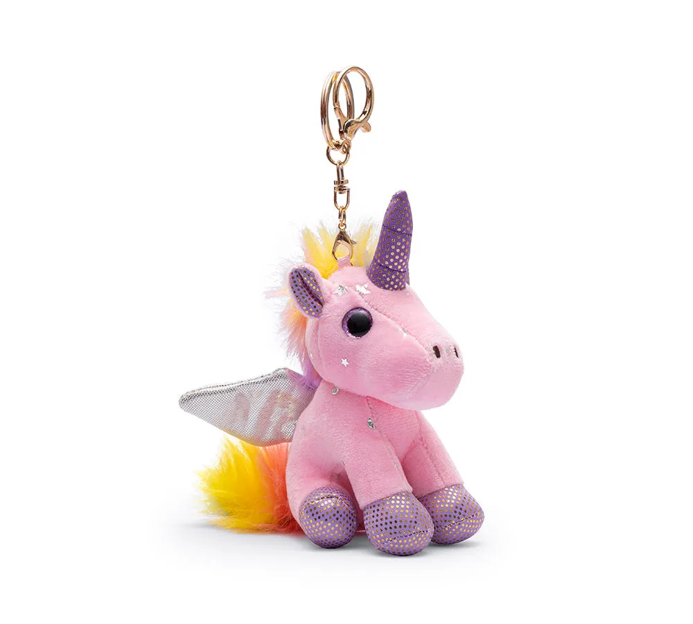 Cute Plush Unicorn Keyring Keychain Pendant Bag Charm