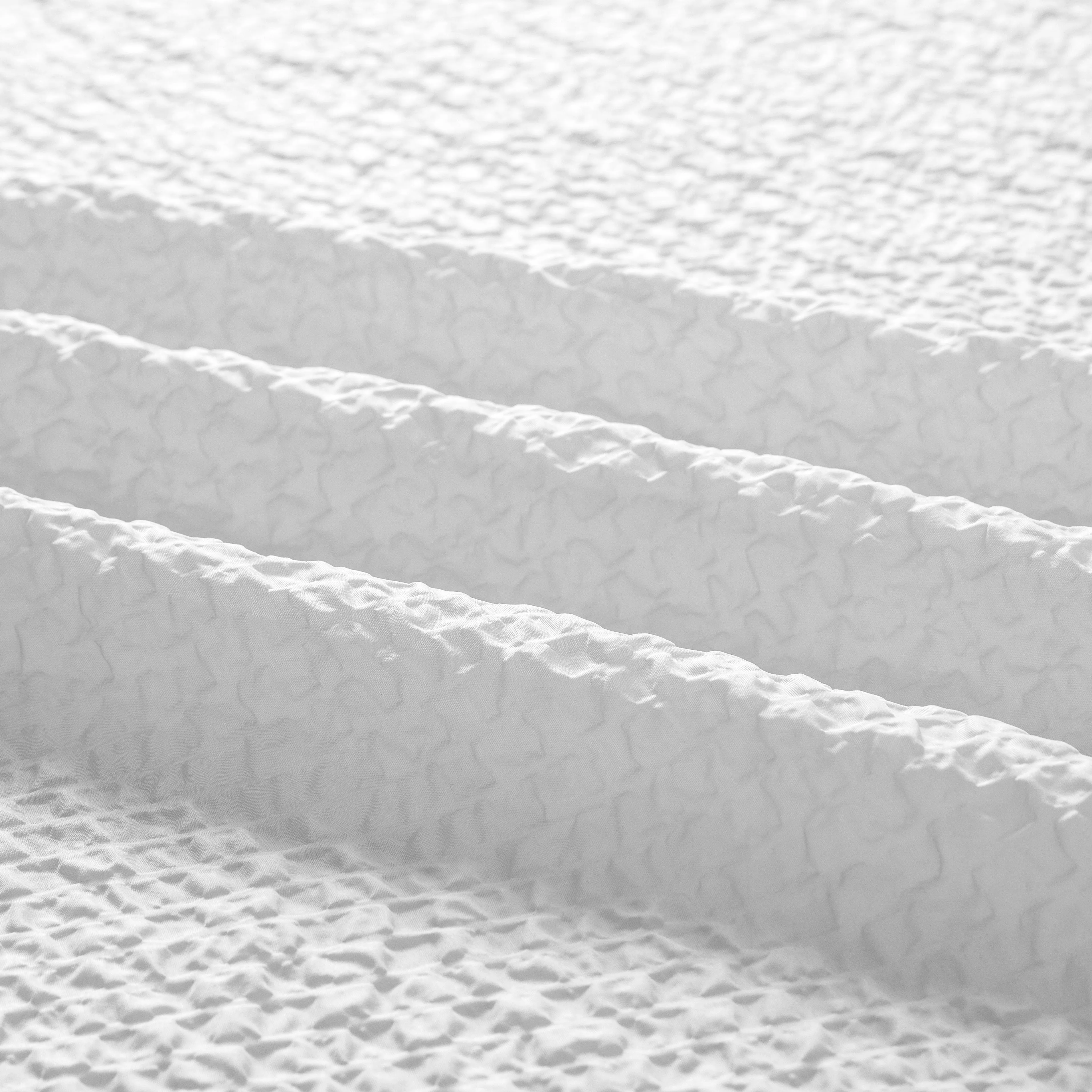 Dainty Home Tranquility Embossed Seersucker Designed 70" x 72" Shower Curtain