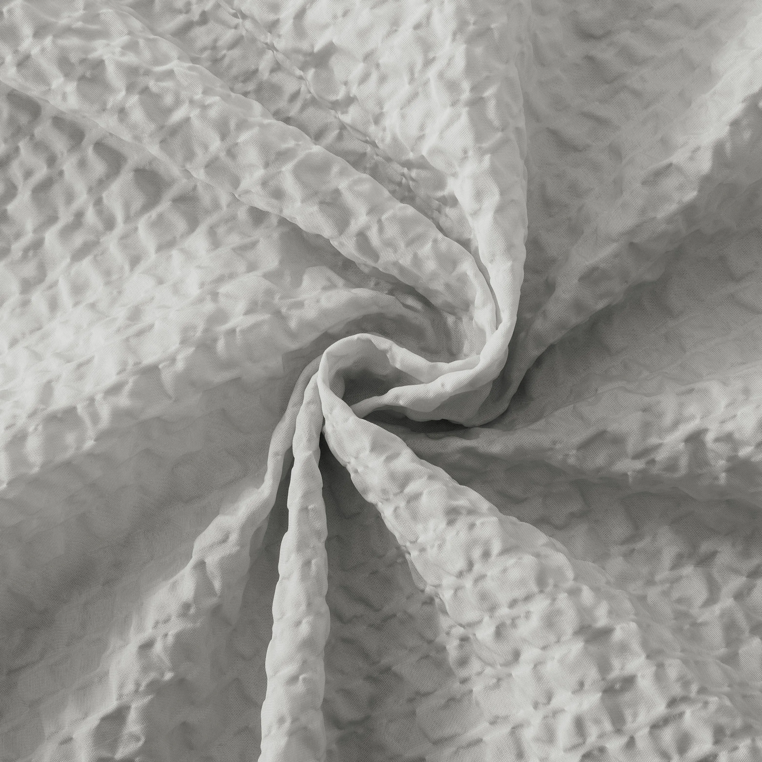 Dainty Home Tranquility Embossed Seersucker Designed 70" x 72" Shower Curtain