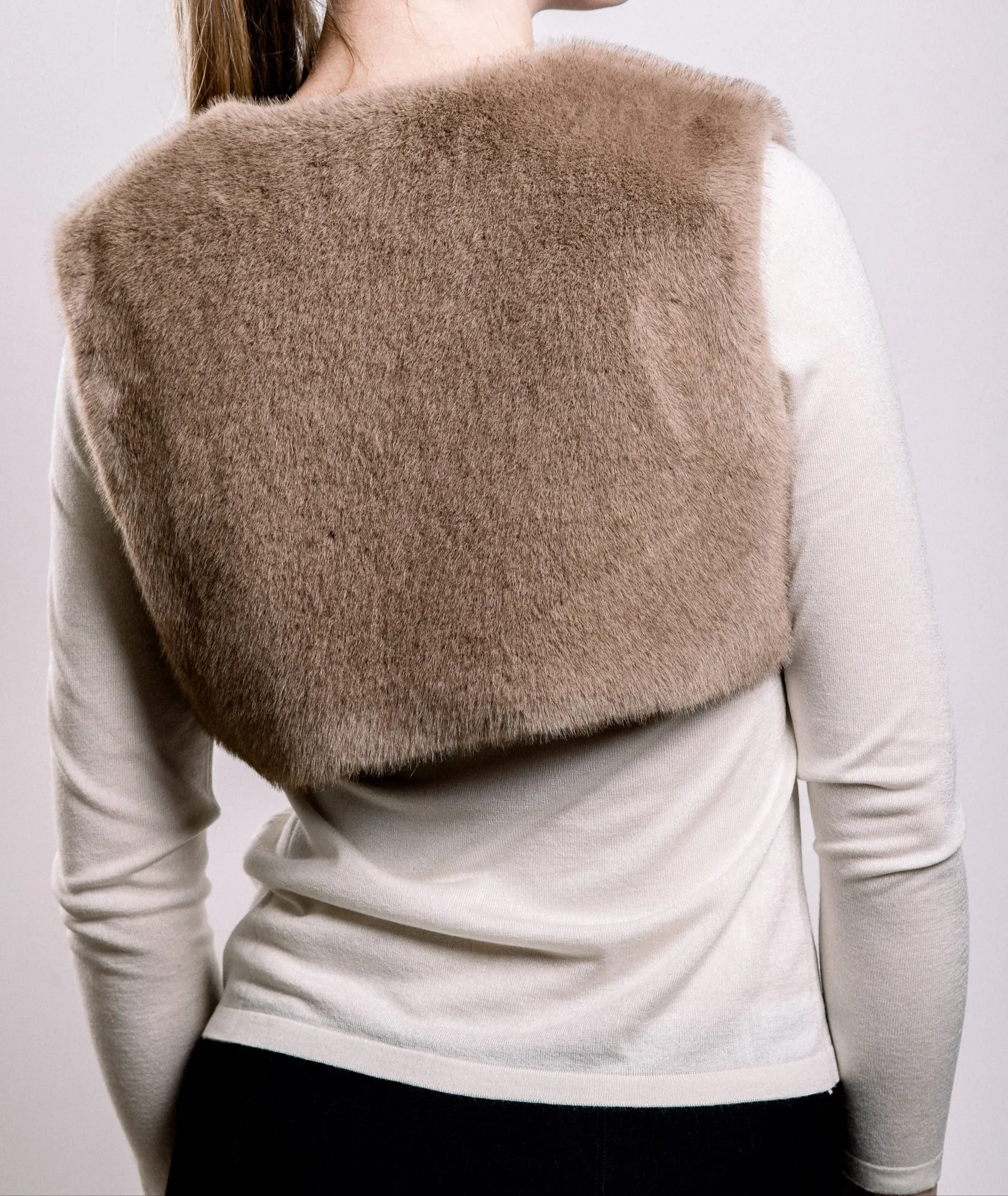 Demi-Couture Fur Trim Overcoat
