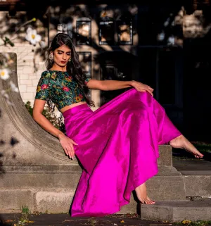 DIVYA Silk Lehenga Skirt (Sample)