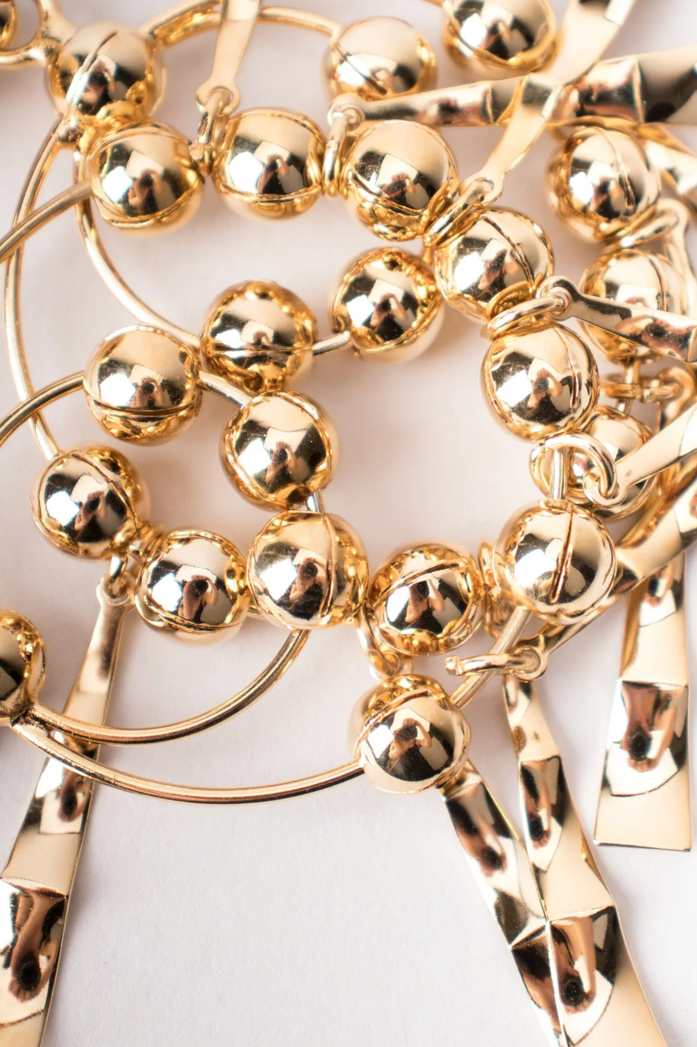 Double Hoop Fringe Earrings
