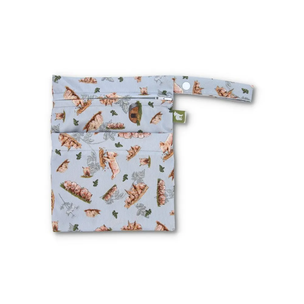 Double Pocket Reusable Wet Bag - Small