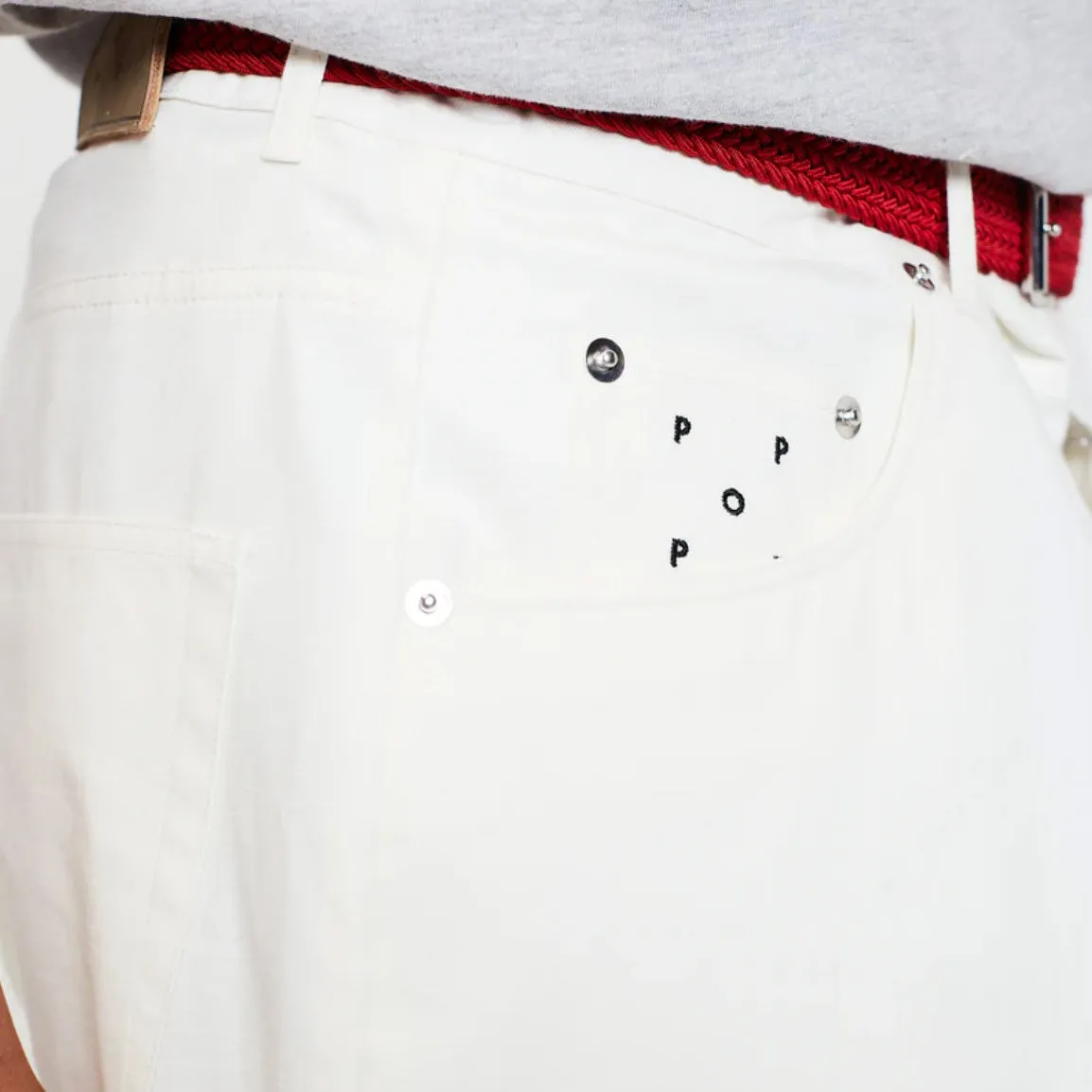 drs linen pant off white