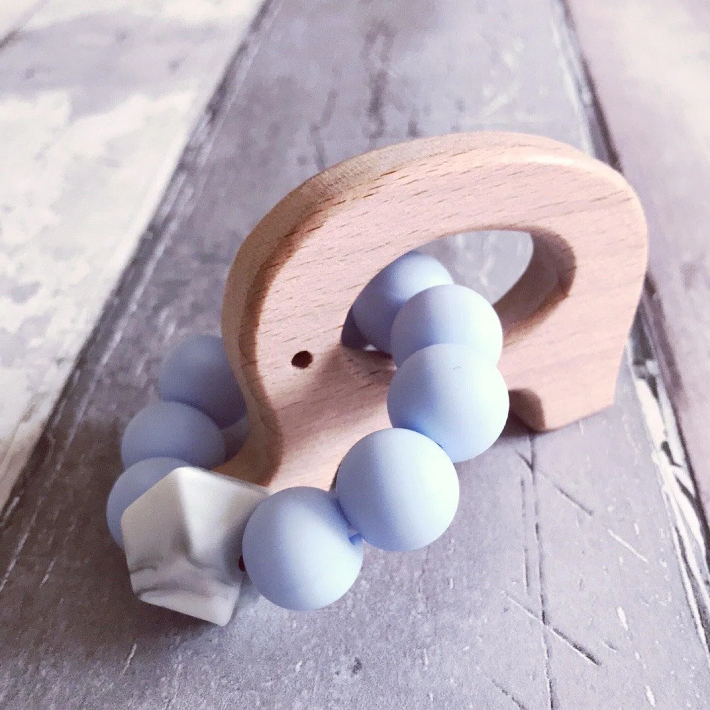 Dummy Clip and Teether Set - Baby Blue