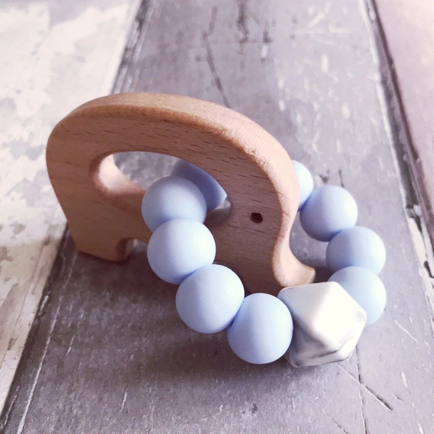 Dummy Clip and Teether Set - Baby Blue