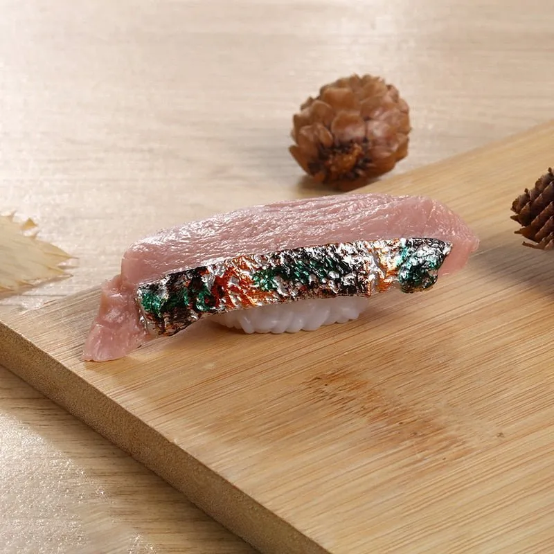 Durable Sushi Rice Ball Keychain - Cartoon Seafood