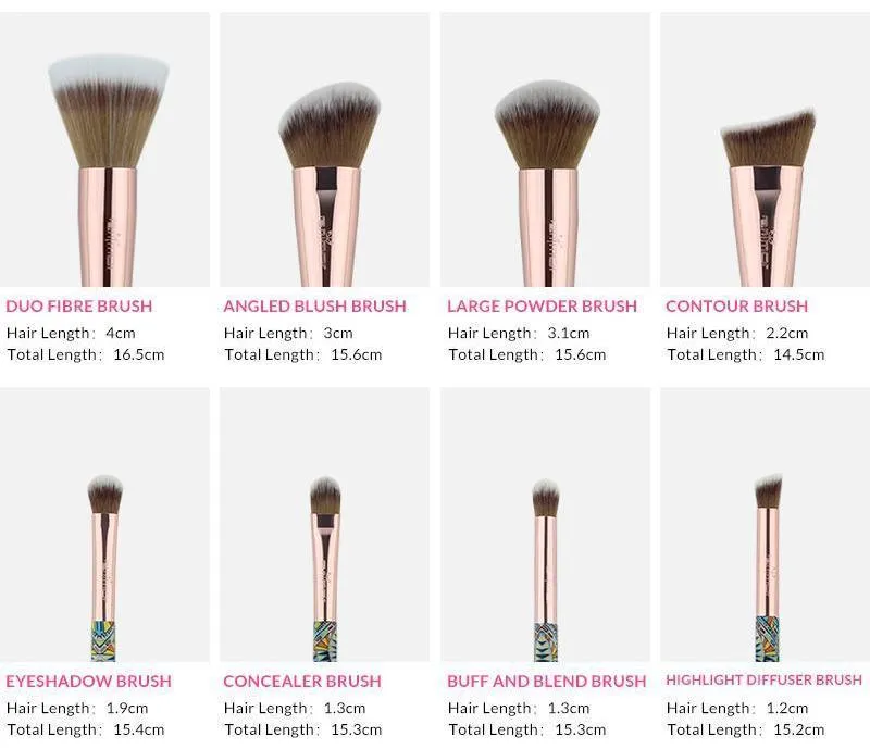 Eco Bamboo Makeup Brush 12piece Set