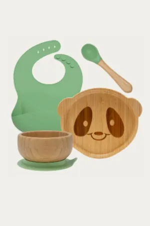 Eco-Friendly Bamboo Weaning Set – Featuring Ping the Panda