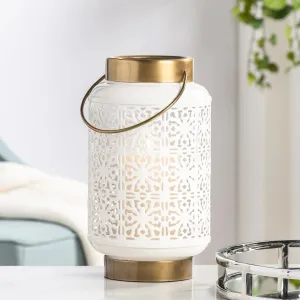 Elise Lantern - White 11"