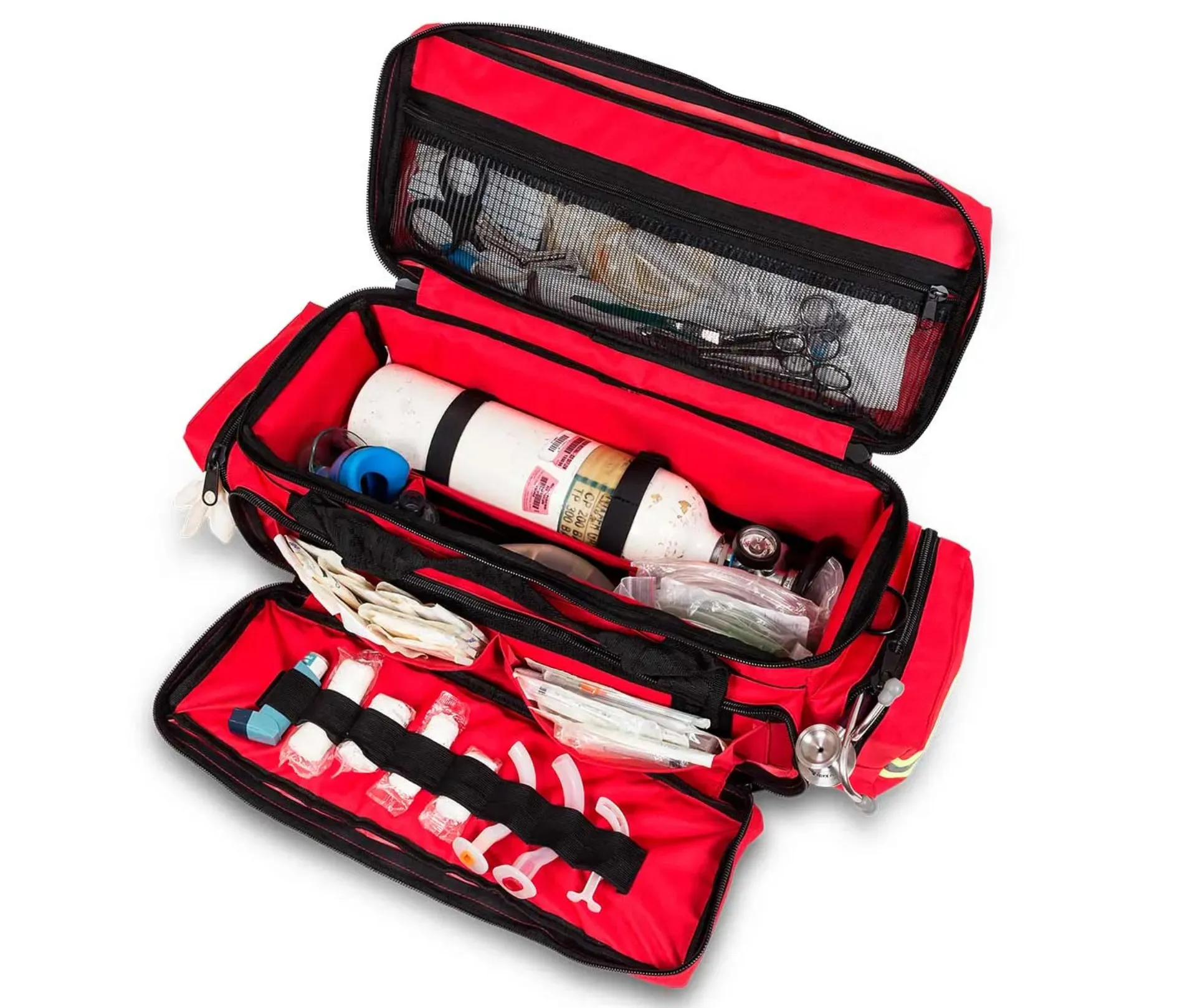 Elite Oxygen Therapy Emergency Bag Red Medical Bag