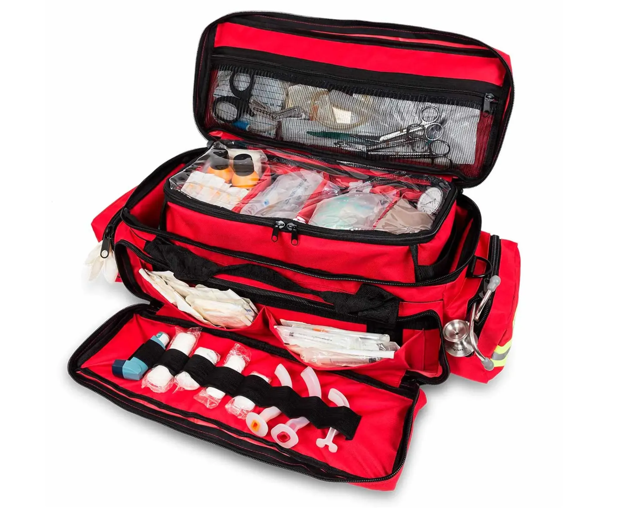 Elite Oxygen Therapy Emergency Bag Red Medical Bag