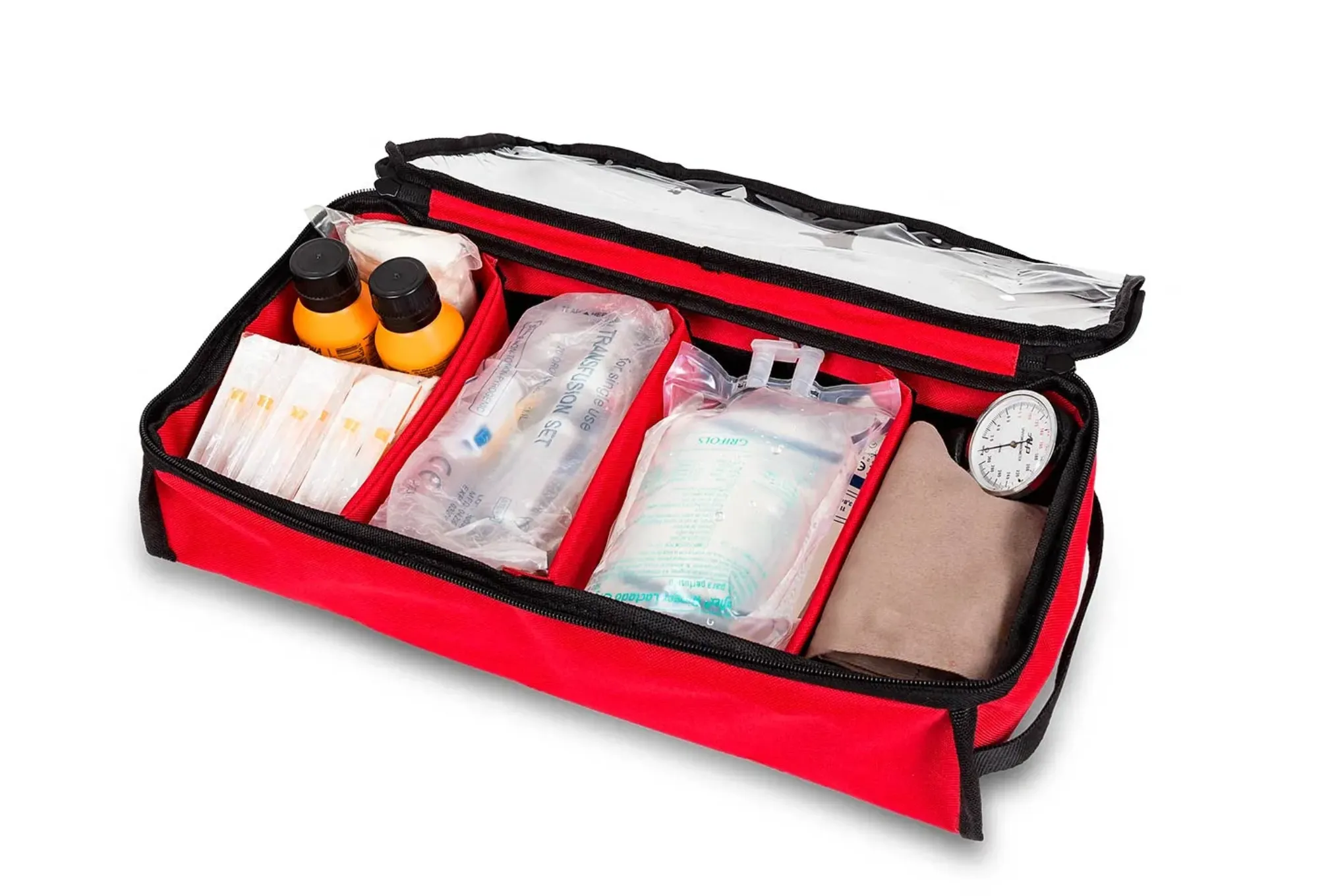 Elite Oxygen Therapy Emergency Bag Red Medical Bag