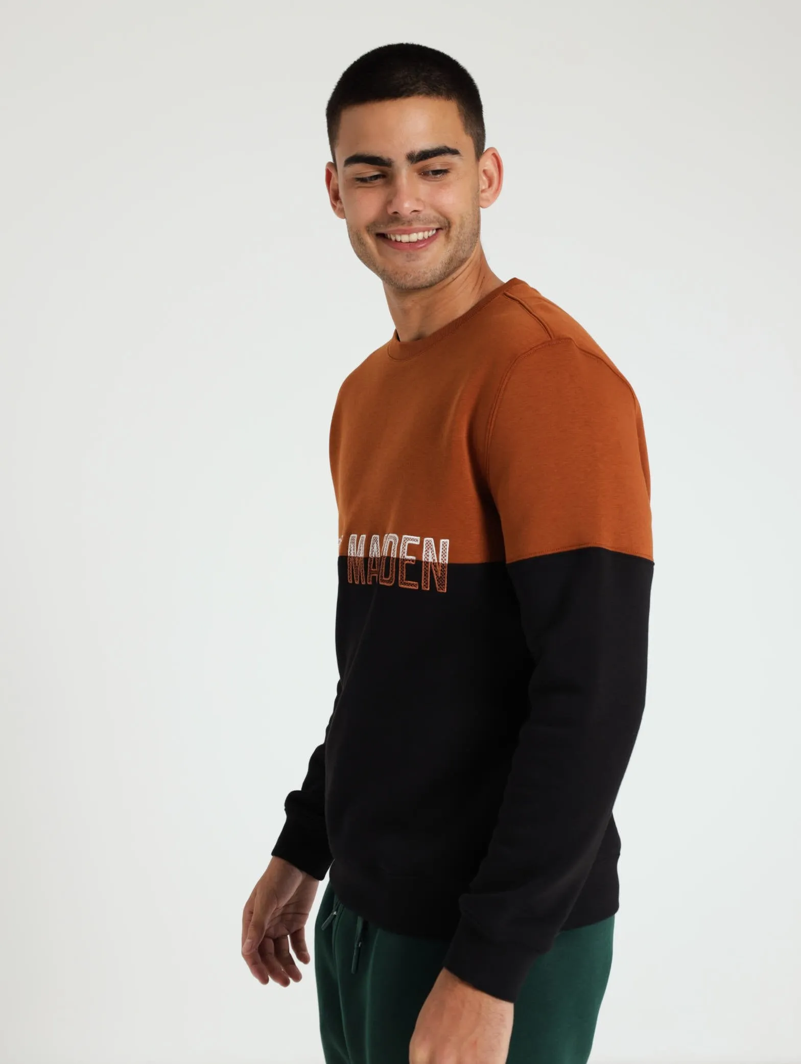 Embossed Logo Sweater - Black