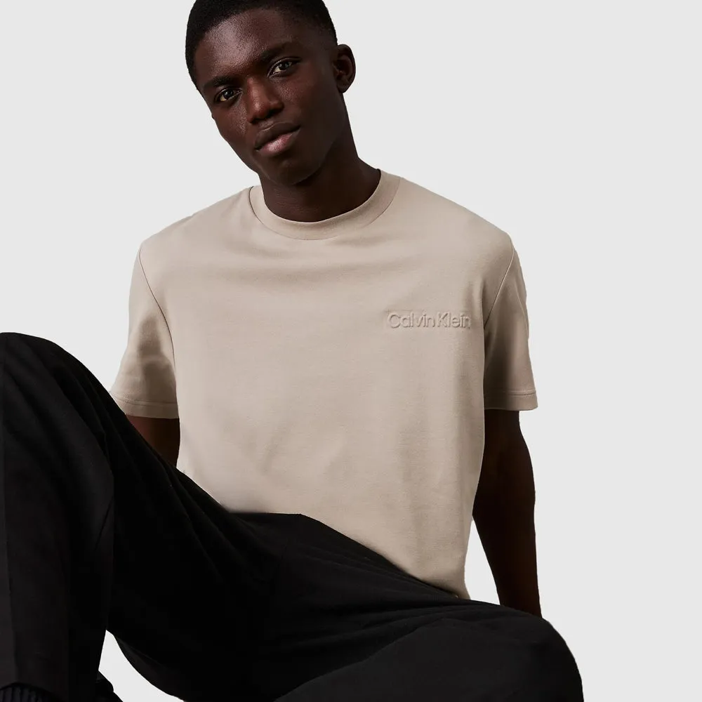 Embossed Logo T-Shirt - Khaki