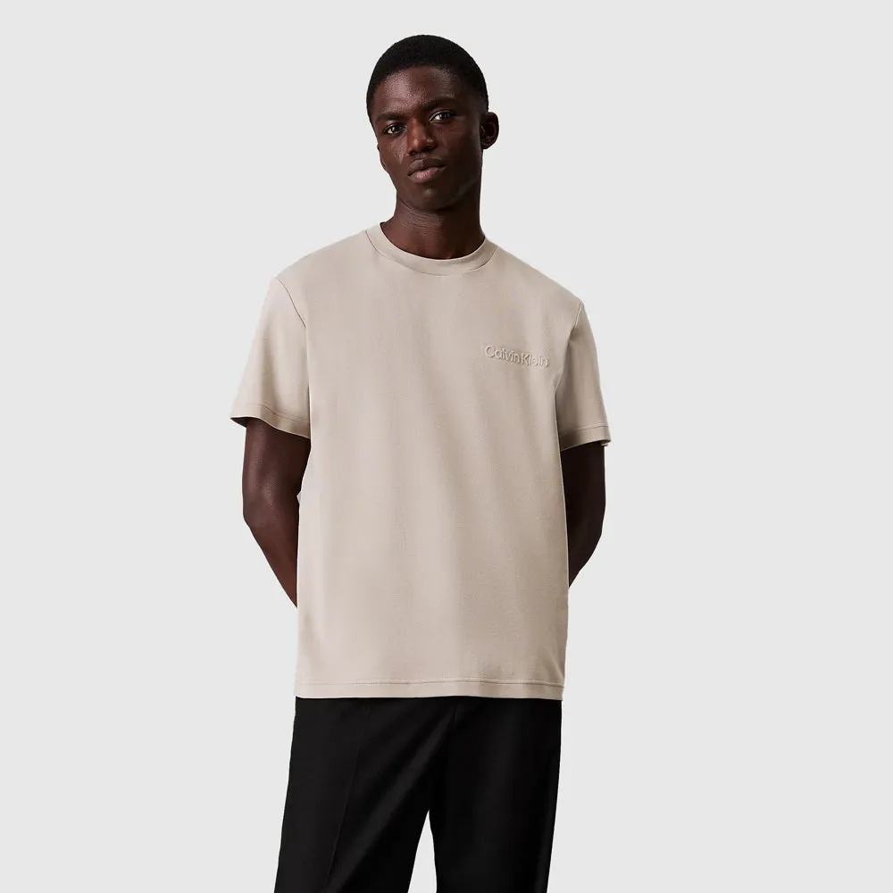 Embossed Logo T-Shirt - Khaki