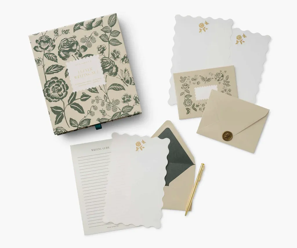 English Rose Letter Writing Set