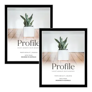 Eternal Black Metal Frame Value Pack 8x10 (2 pack bundle)