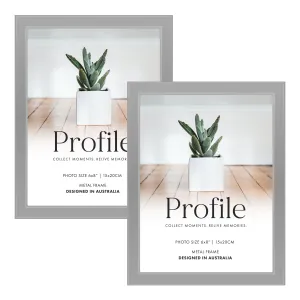 Eternal Silver Metal Frame Value Pack 6x8 (2 pack bundle)