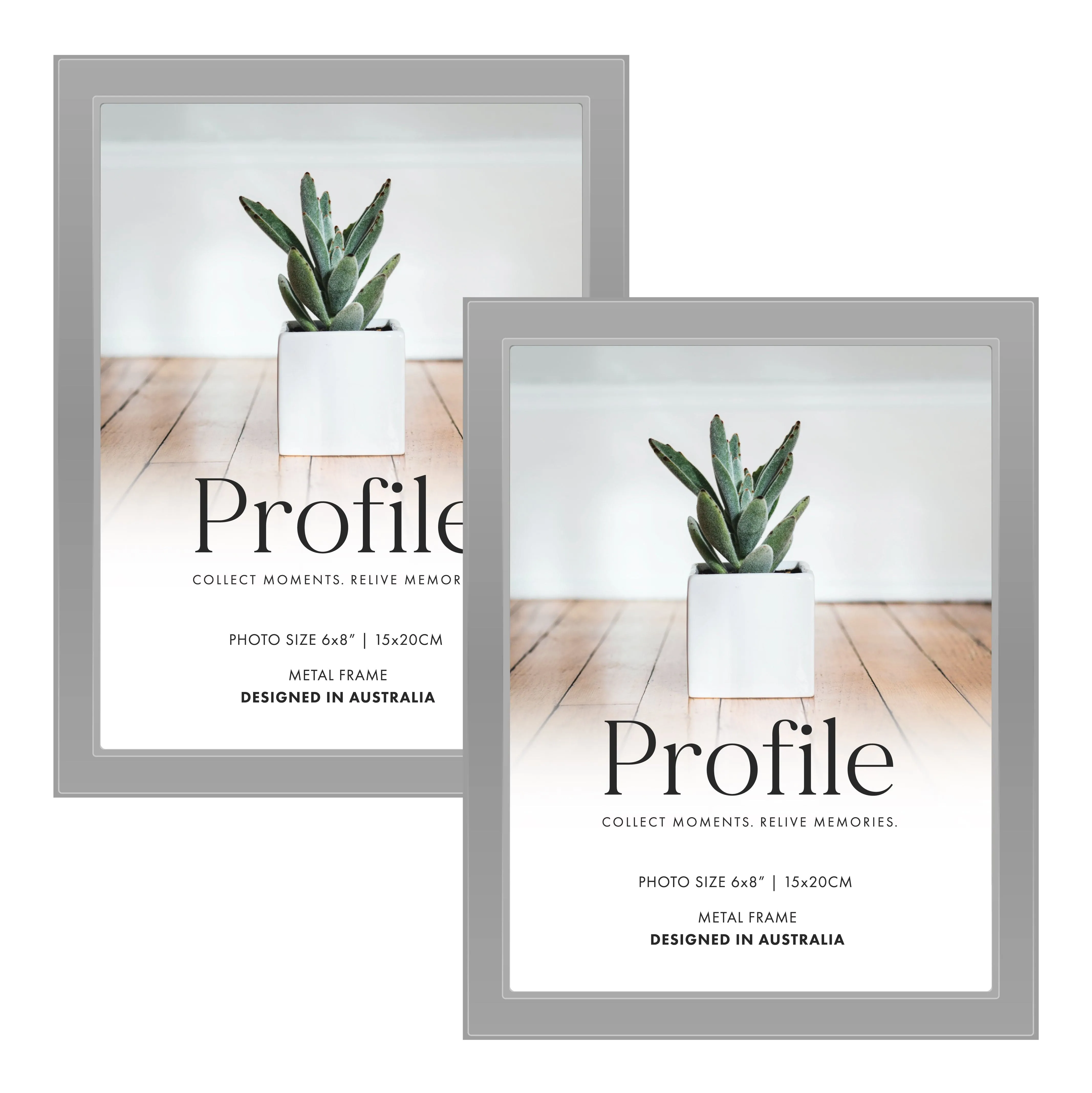 Eternal Silver Metal Frame Value Pack 6x8 (2 pack bundle)