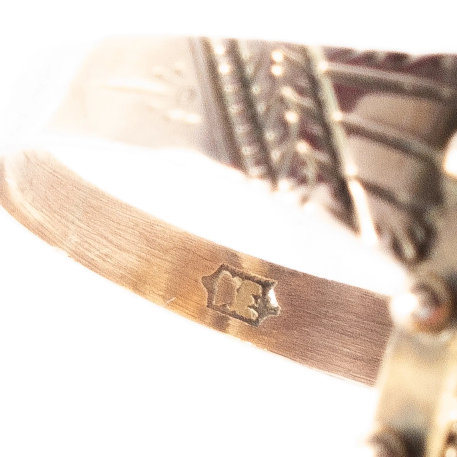 Etruscan Revival Pearl Compartment Ring