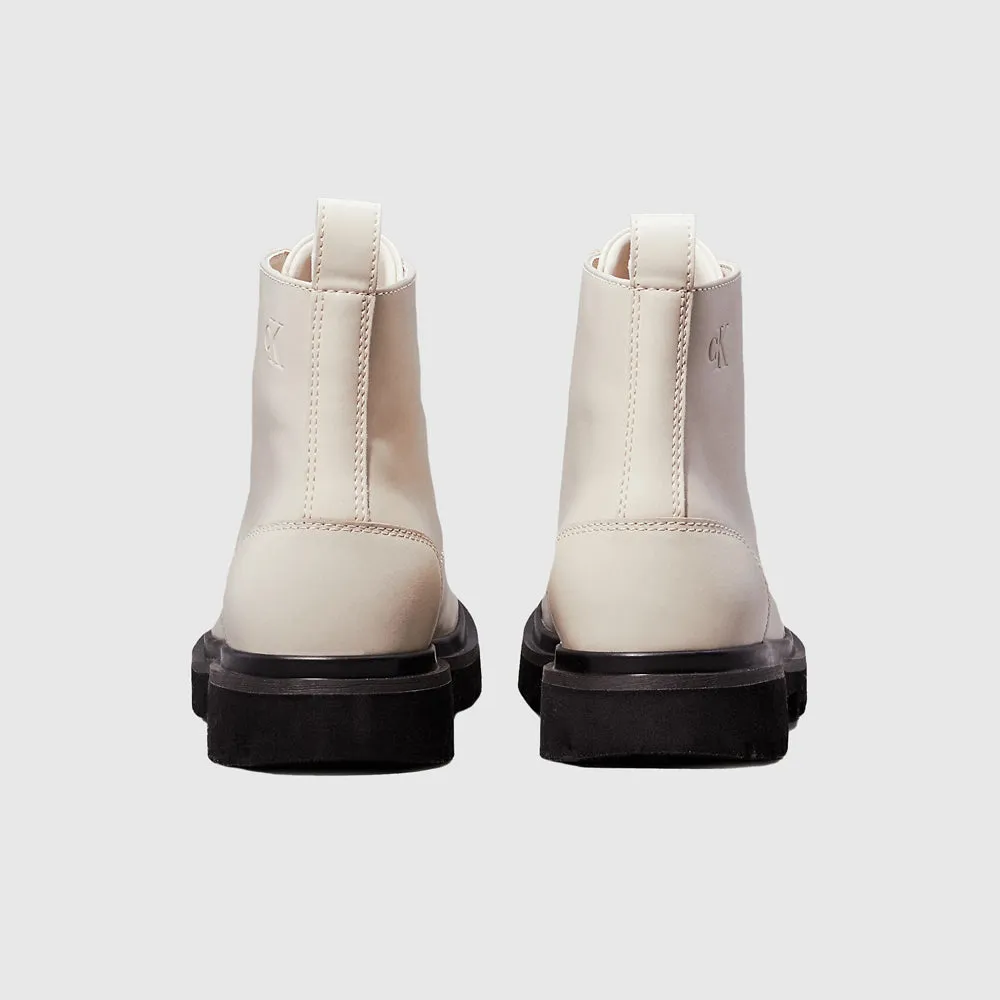 Eva Leather Boot - Offwhite Multi