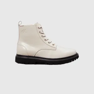 Eva Leather Boot - Offwhite Multi